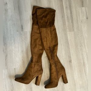 Aldo Suede Over the Knee Boots